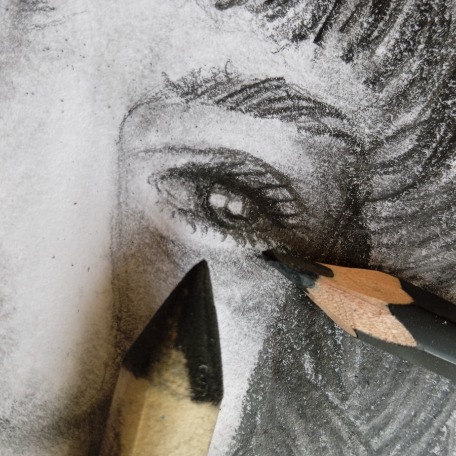détail d'un portrait